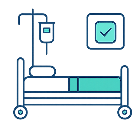ICU without ventilator bed